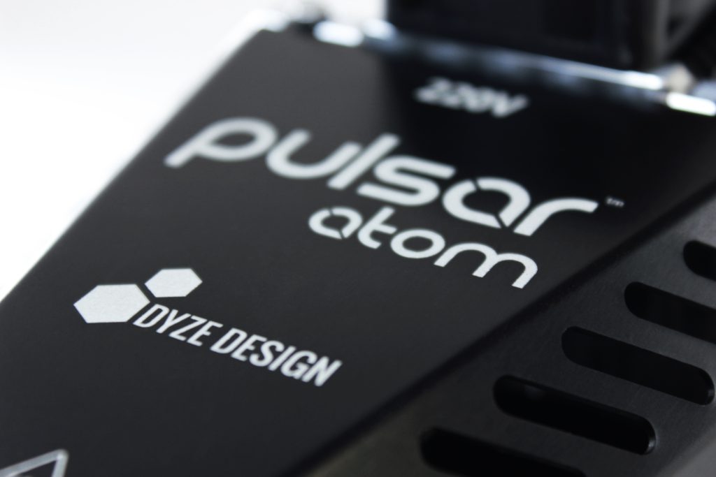 Close-up of the Pulsar Atom. Photo via Dyze Design.