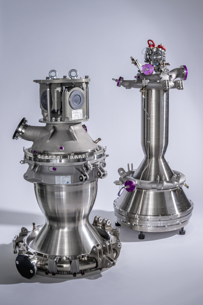 Combustion chambers from ArianeGroup. Photo via AMCM.