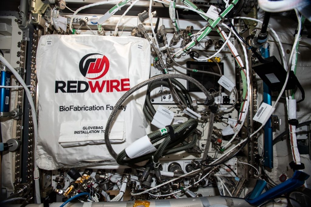 Redwire's BioFabrication Facility on board the ISS. Photo via Redwire.