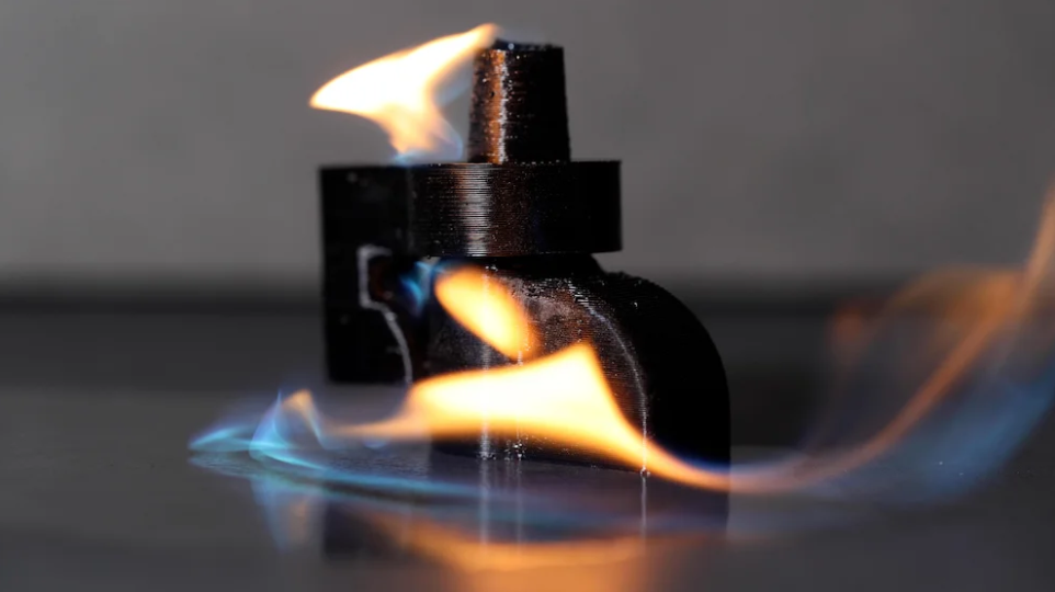 Nylon 11 fire-retardant 3D printing material is one of fourteen new materials available on the Fictiv platform for advanced industrial applications. Photo via Fictiv.