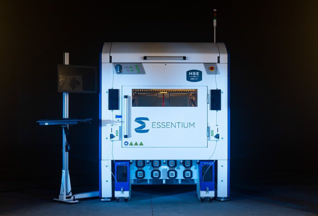 Essentium's High-Speed Extrusion (HSE) 3D printer. Photo via Essentium.