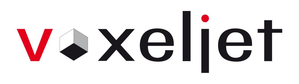 Voxeljet's company logo. Photo via Voxeljet.