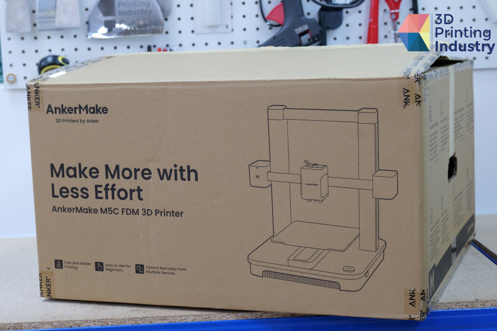 AnkerMake M5C 3D Printer Packaging and Unboxing. Photos by 3D Printing Industry 1.