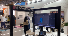 3DMakerpro's booth at Formnext 2023. Photo by 3D Printing Industry.