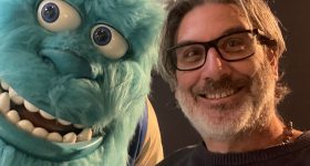 Jason Lopes, pictured with his friend Sulley, will return to the AMUG stage for his Tuesday keynote presentation. Photo via AMUG.