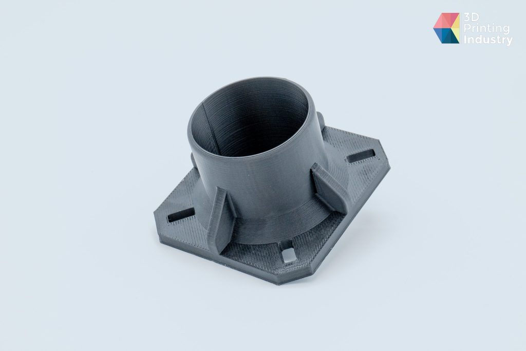 Creality K1 3D printed ASA holding fixture. Photos by 3D Printing Industry