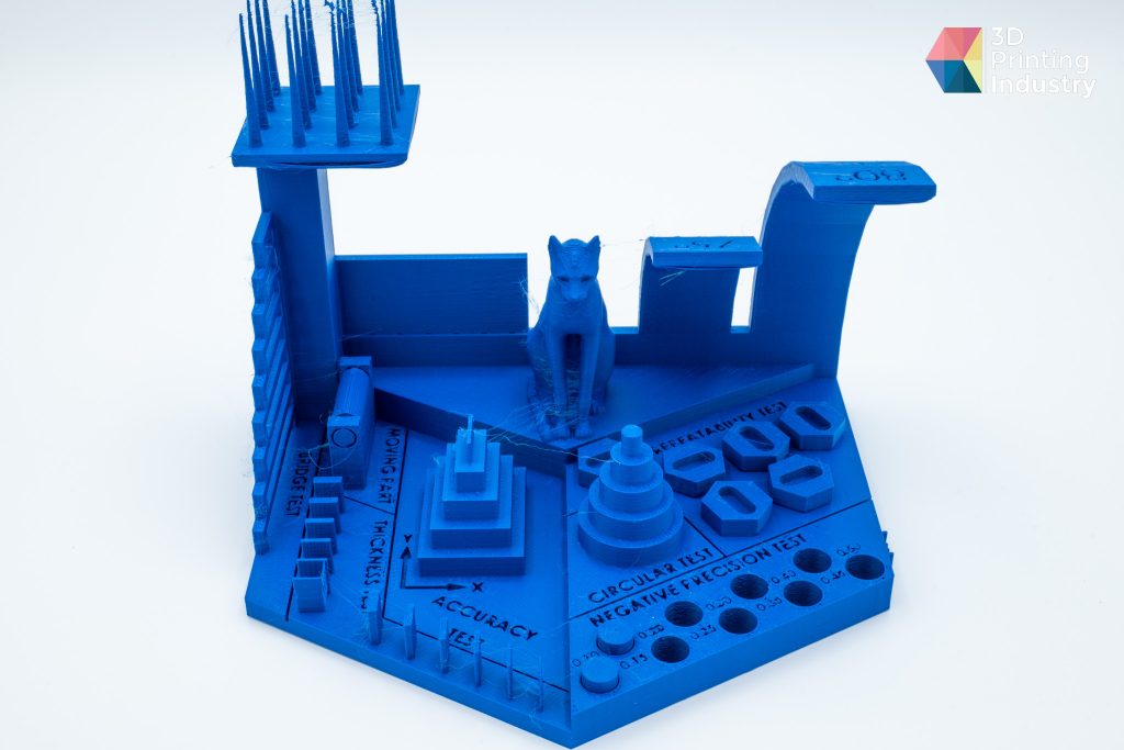 Creality K1 3DPI Benchmark PLA 3D print. Photo by 3D Printing Industry