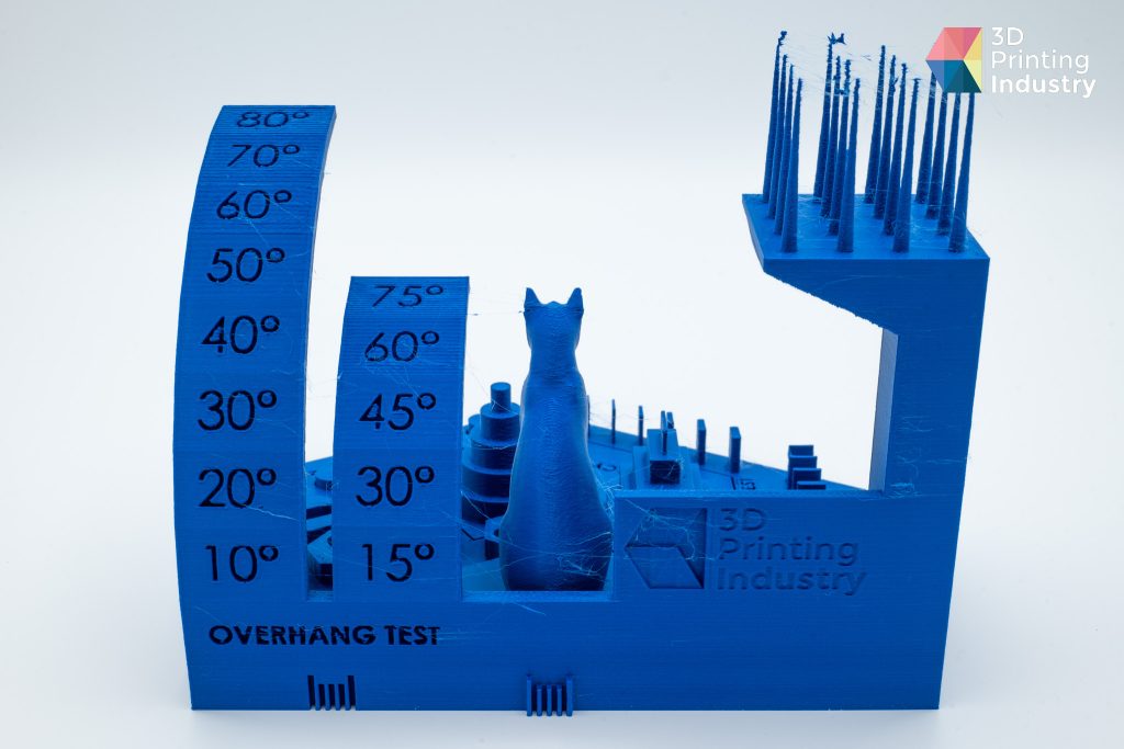 Creality K1 3DPI Benchmark PLA 3D print. Photo by 3D Printing Industry.