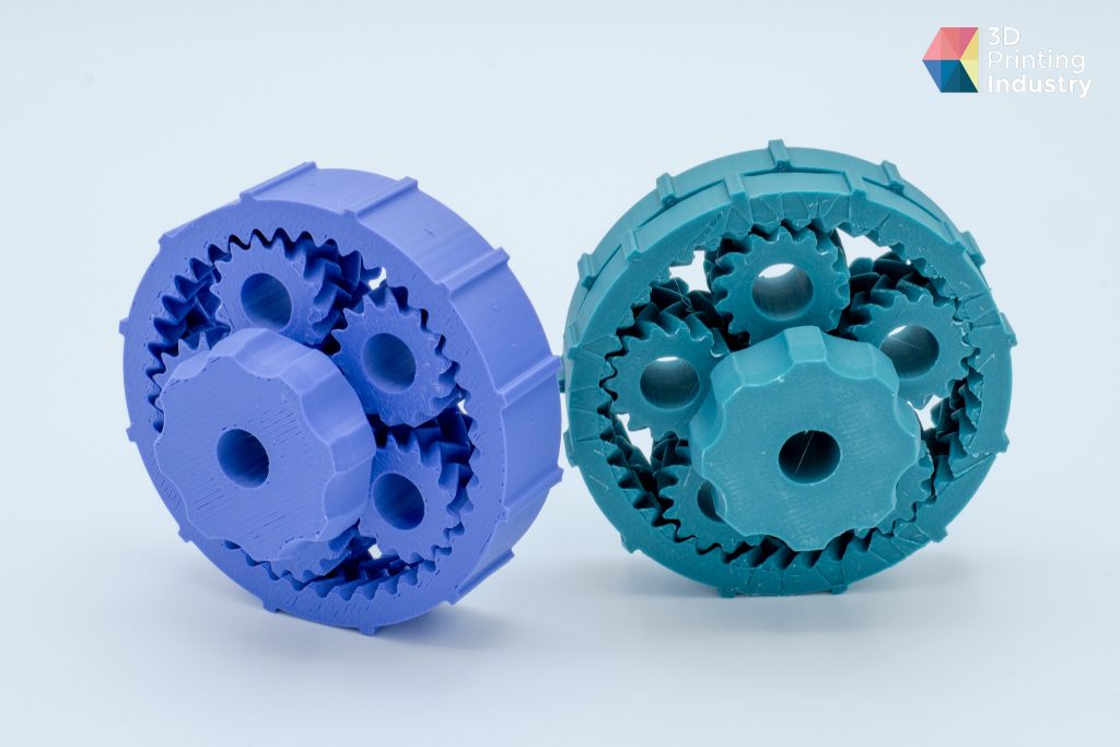 Creality K1 planetary gear 3D prints. Photo by 3D printing industry