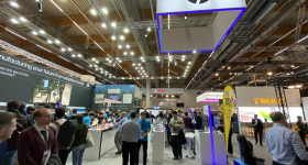 HP's booth at Formnext 2023. Photo by 3D Printing Industry.