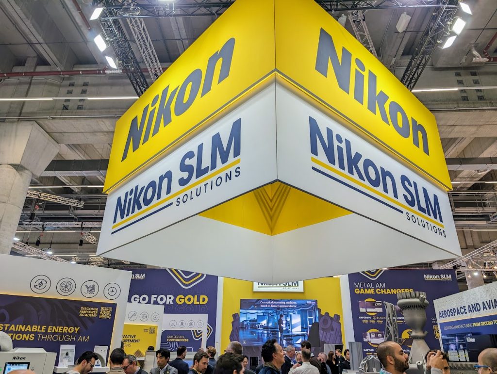 Nikon SLM Solutions at Formnext 2023. Photo by Michael Petch