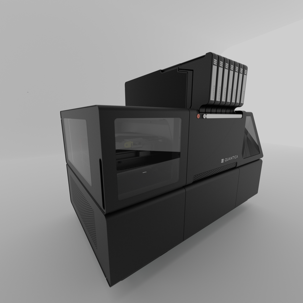 The Quantica NovoJet OPEN 3D printer. Image via Quantica.