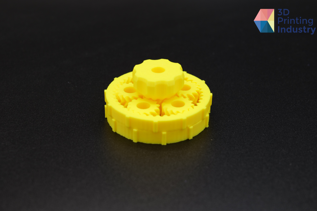 AnkerMake M5C Planetary gear 3D print. Photo by 3D Printing Industry.
