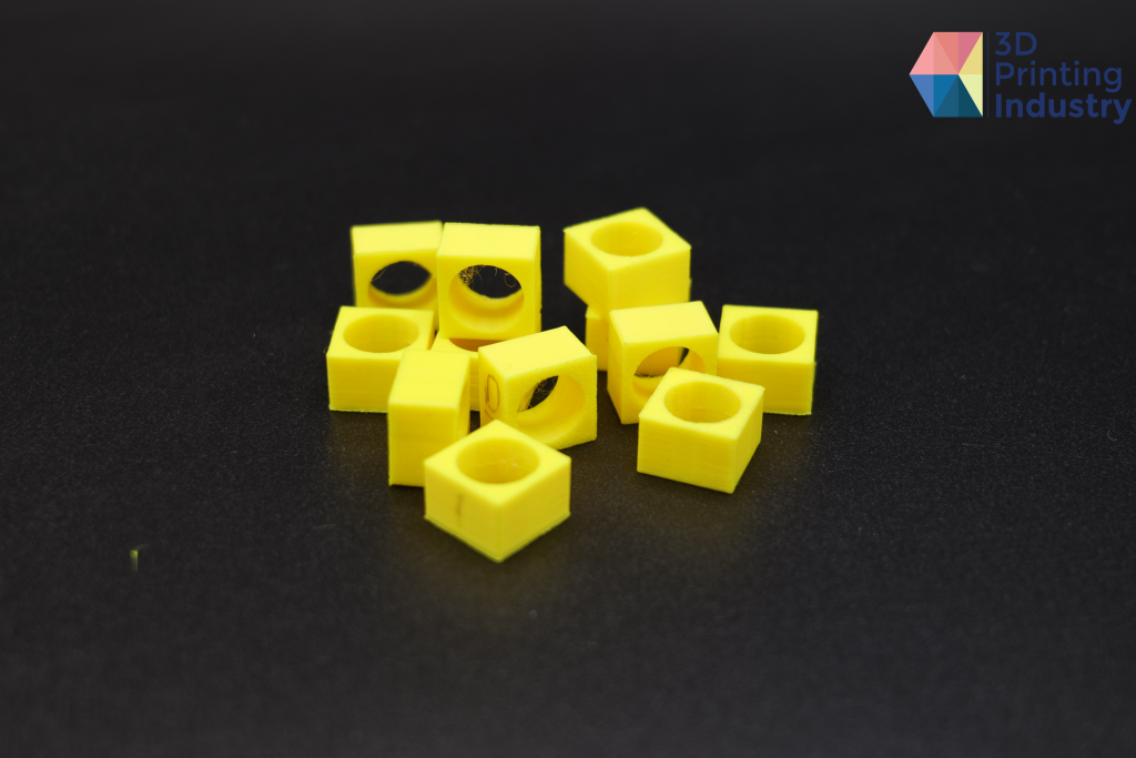AnkerMake M5C Repeatability test 3D prints. Photos by 3D Printing Industry.