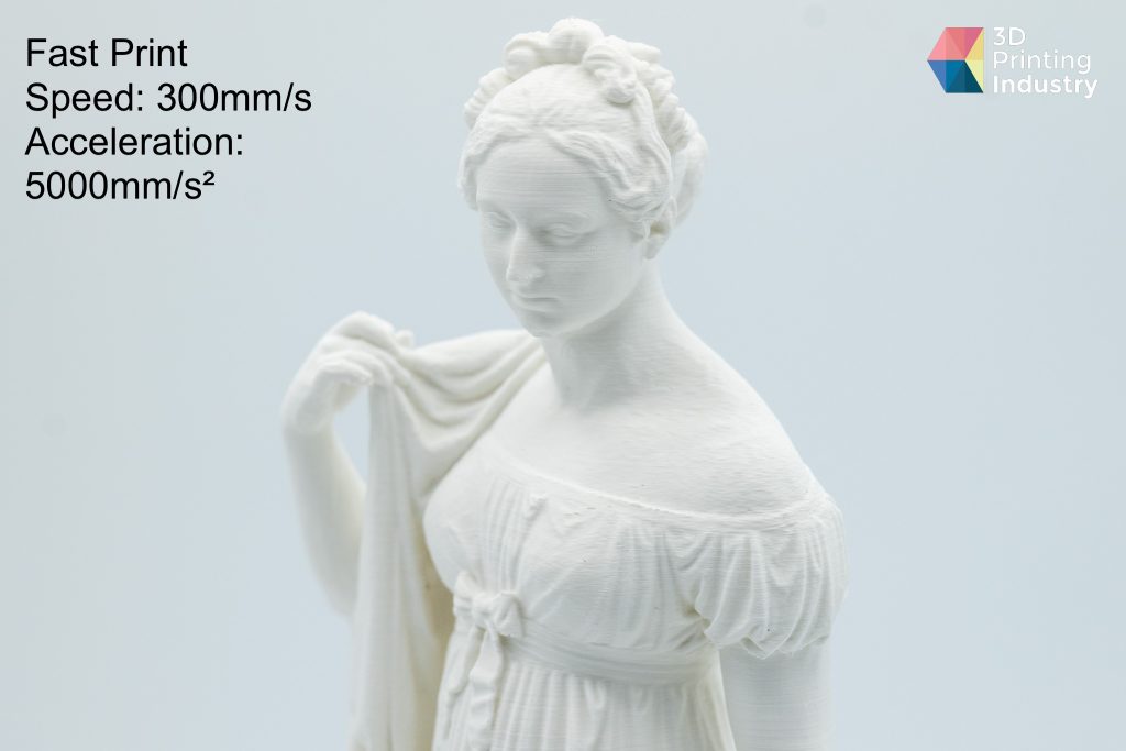 Speed test statue 3D prints. Photos by 3D Printing Industry
