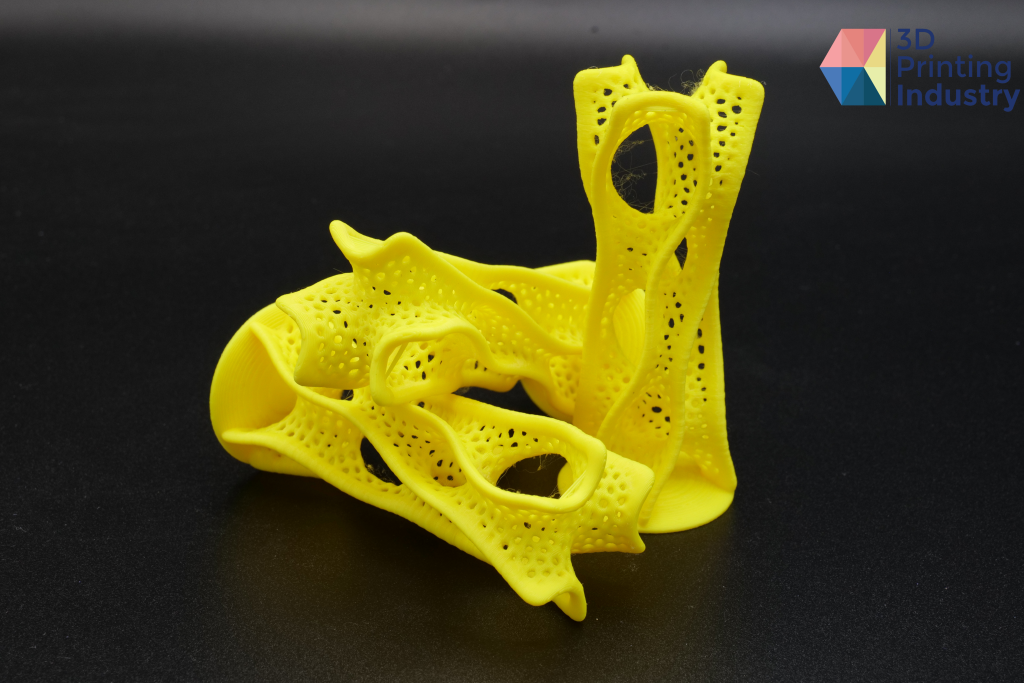 AnkerMake M5C Voronoi tower in 3 profiles (fast, precision and normal). Photos by 3D Printing Industry