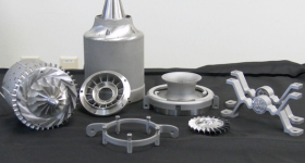 Functional Jet Engine Parts Built Using AM. Photo via GE Aerospace.