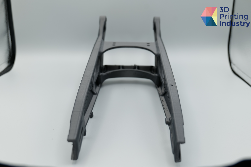 Aztec Industrial Swing arm test 3D print. Photos by 3D Printing Industry.