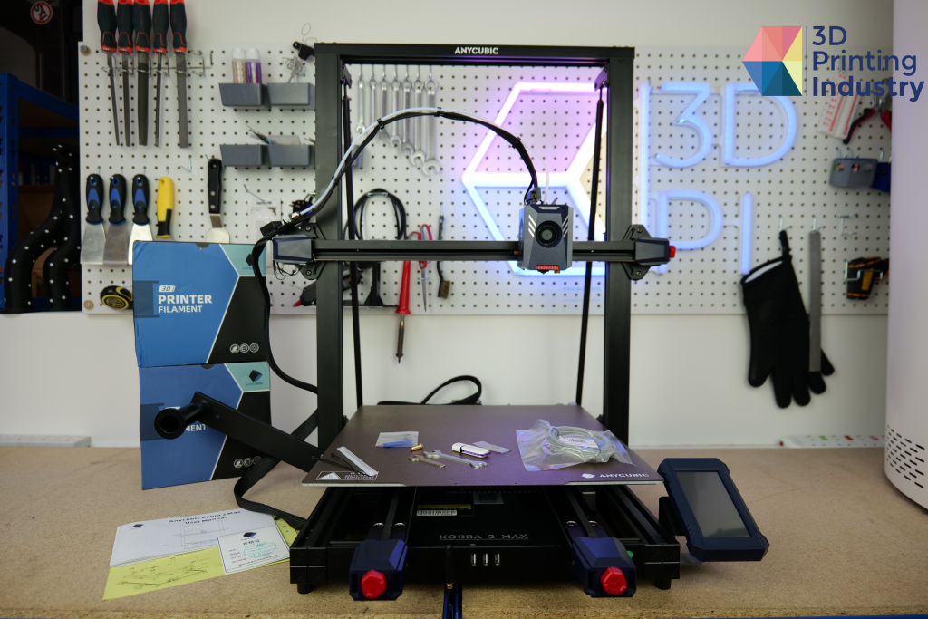 The new Kobra 2 Max from Anycubic. Photo by 3D Printing Industry.