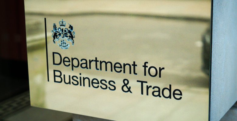 Department for Business and Trade plaque. Photo via the Department for Business and Trade