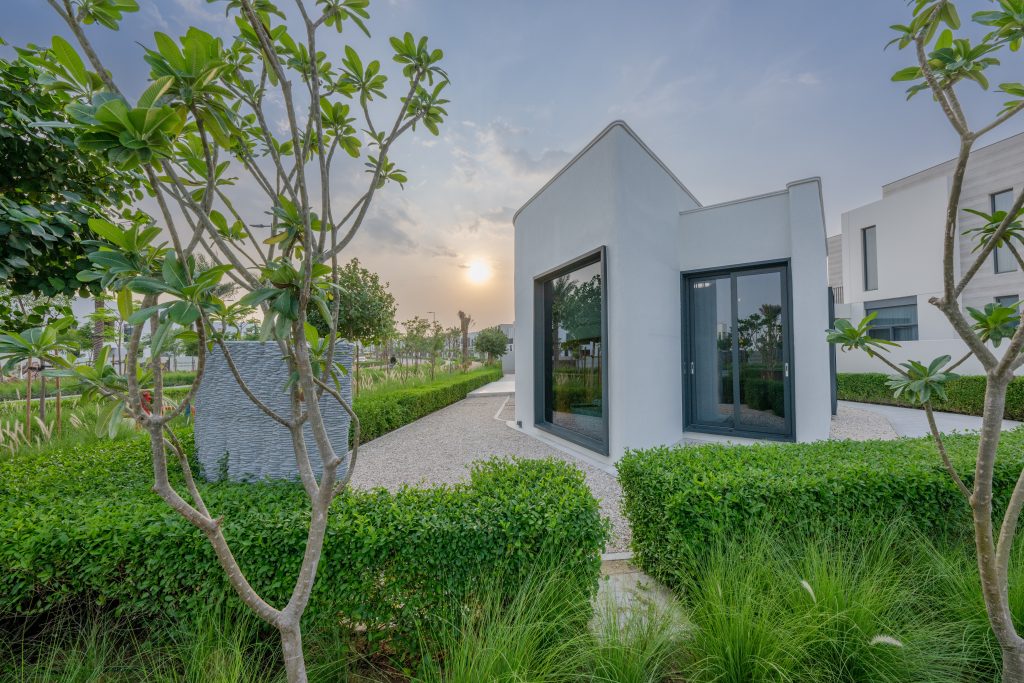 Emaar's 3D printed Villa in Dubai. Photo via COBOD.