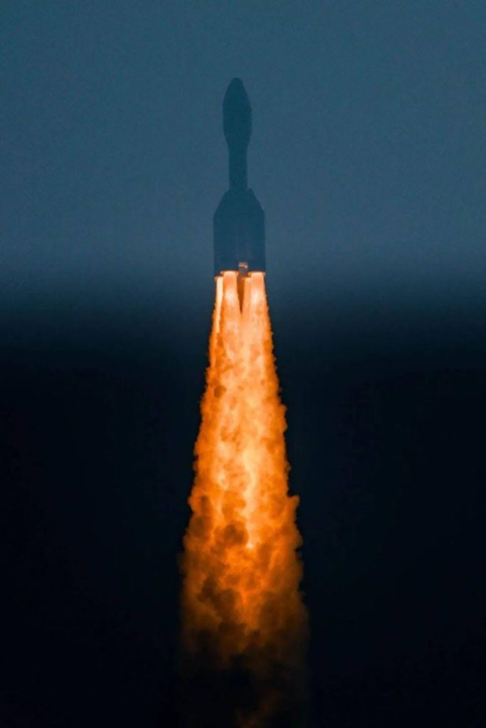 Orienspace's Gravity-1 Y-1 rocket. Photo via Bright Laser Technologies.