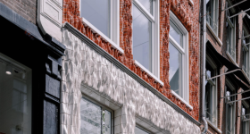 Studio RAP's innovative facade blends tradition and technology in Amsterdam. Photo via Studio RAP.
