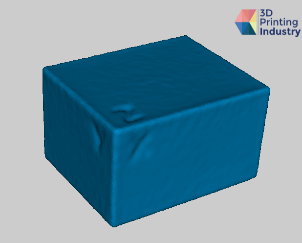 3D scanned reference block. Photo and images by 3D Printing Industry