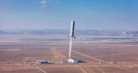 VTVL-1 in flight. Photo via LandSpace