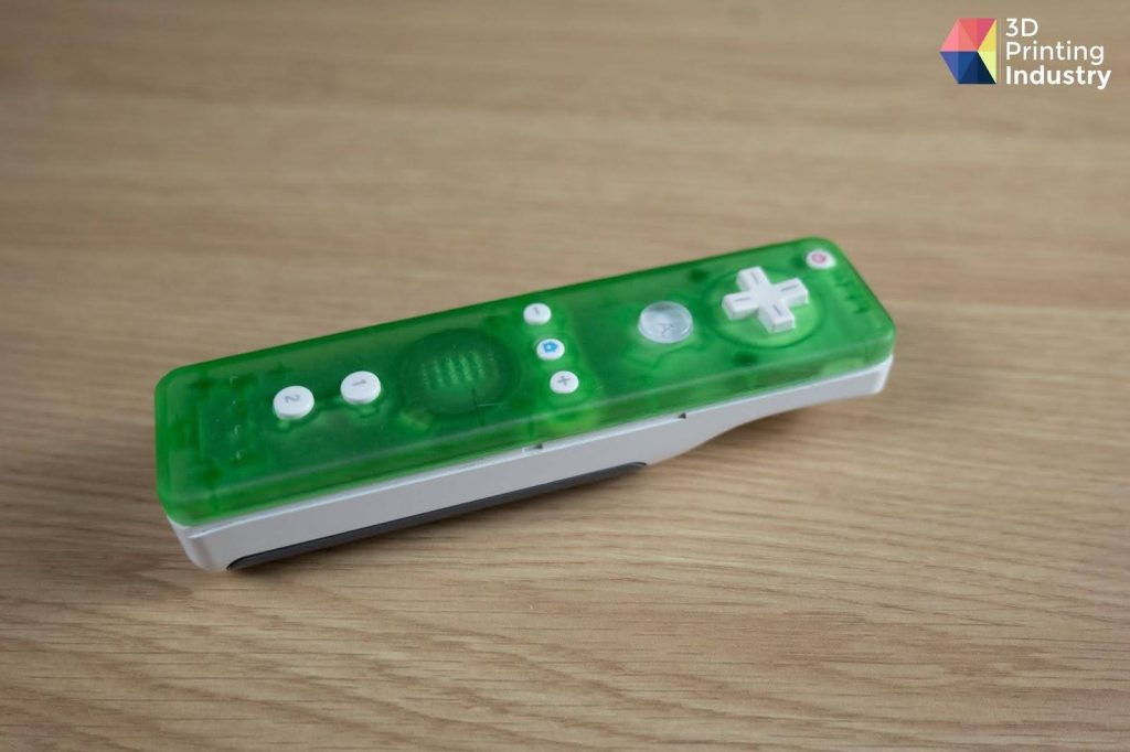 Printed parts on games remote. Photos by 3D Printing Industry.