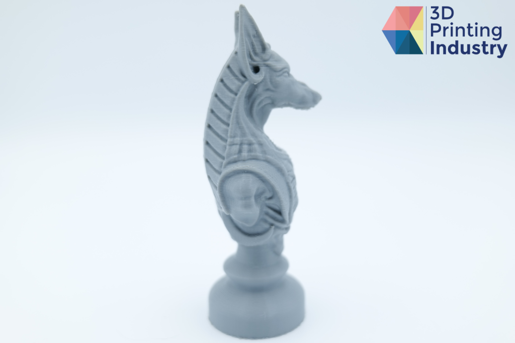 Kobra 2 Max 3D printed Anubis model. Photos by 3D Printing Industry