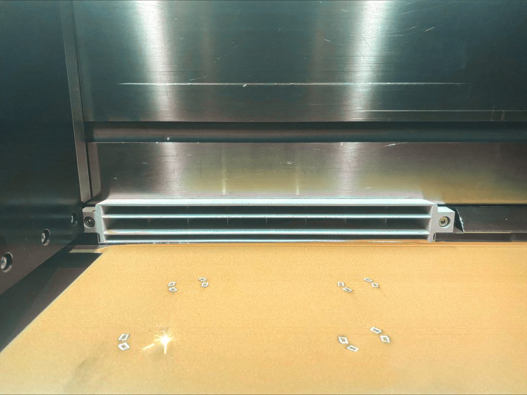 3D printing copper using EOS technology. Photo via the University of Wolverhampton