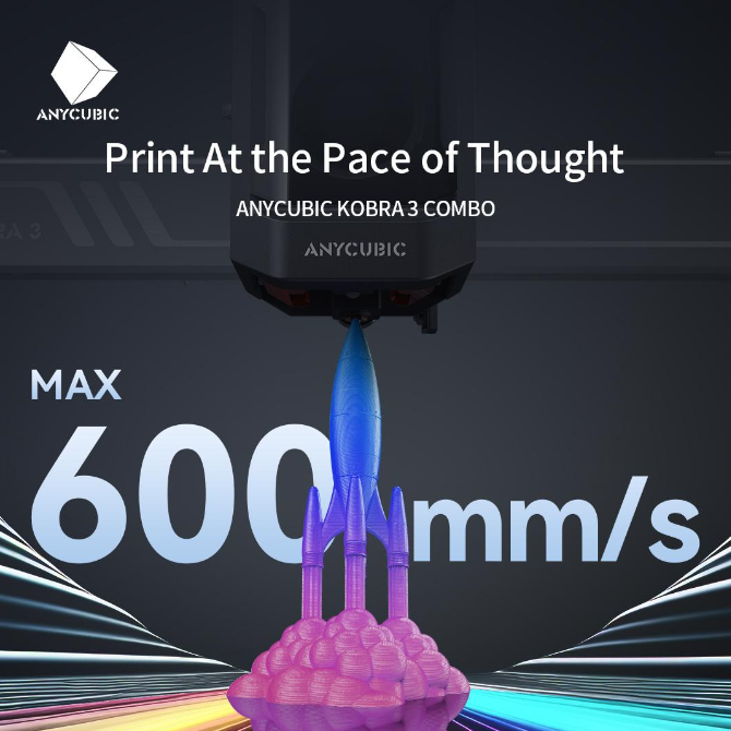 High-speed 3D printing for exceptional results. Image via Anycubic.