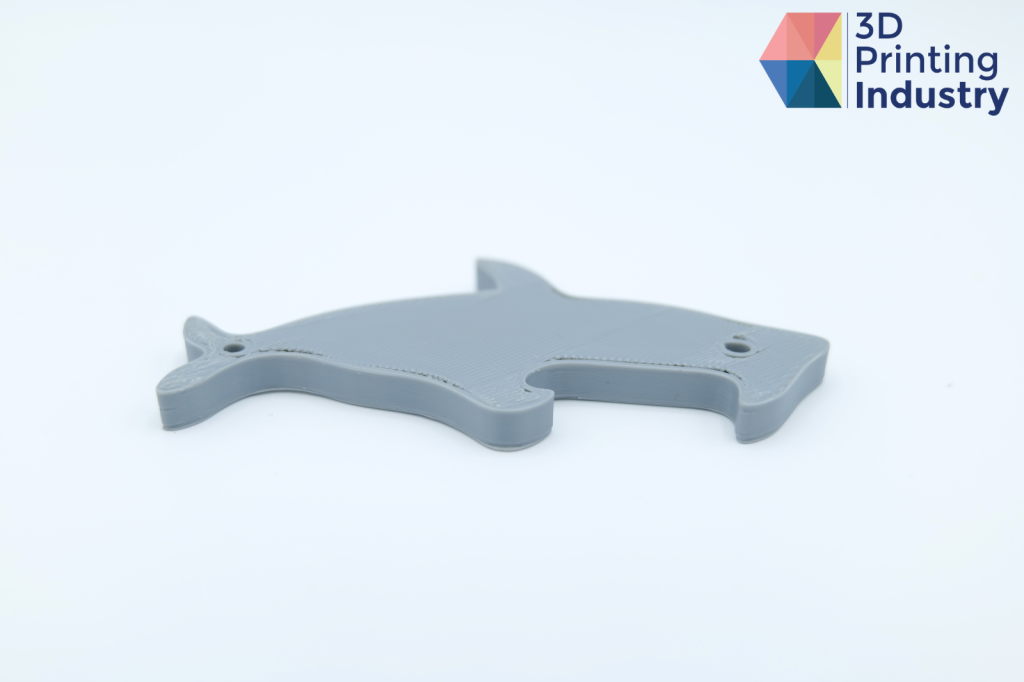 Test file shark bottle opener 3D print. Photos by 3D Printing Industry.