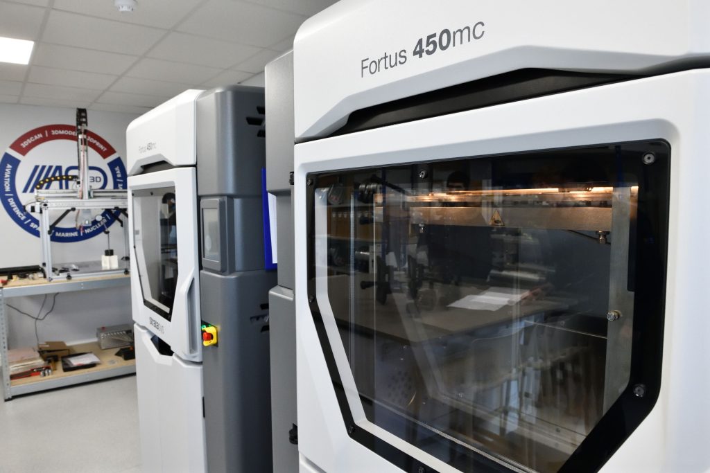 The Fortus 450mc FDM 3D printer from Stratasys. Photo via Tri-Tech.