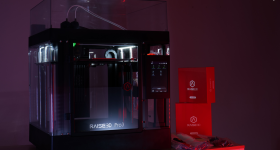 The Raise3D Pro3 3D printer. Photo by 3D Printing Industry.