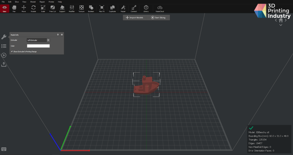 ideaMaker slicer UI. Image by 3D Printing Industry.