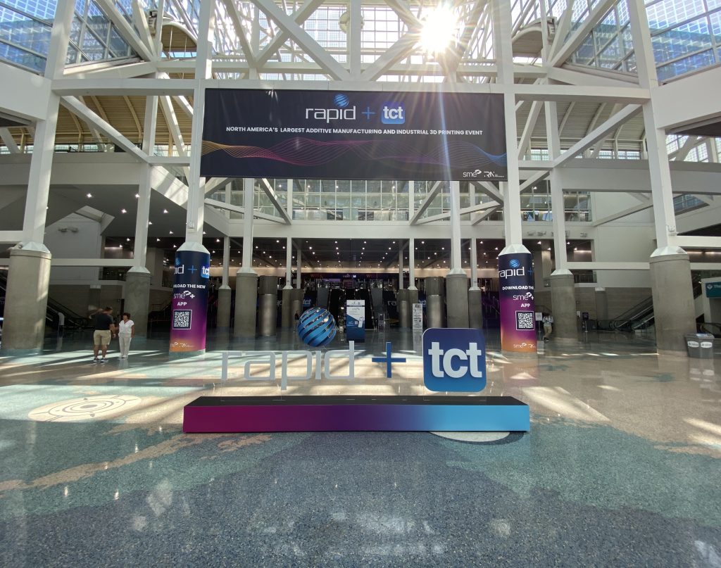 The entrance to RAPID + TCT 2024. Photo by 3D Printing Industry.