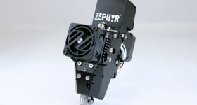 The new Zephyr™ High Flow Extruder. Photo via Dyze Design.