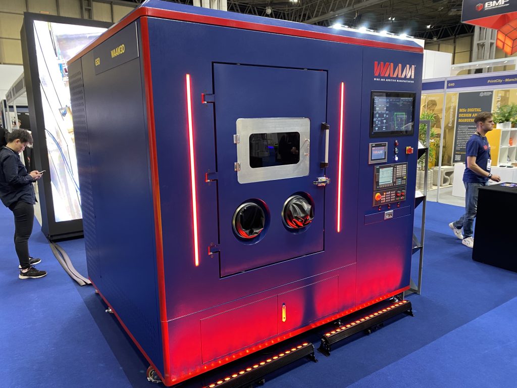 WAAM3D's new MiniWAAM 3D printer at TCT3Sixty 2024. Photo by 3D Printing Industry