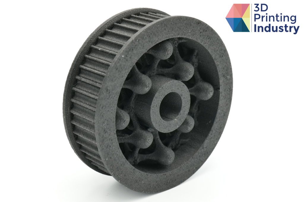 Lattice pulley cog. Photos by 3D Printing Industry