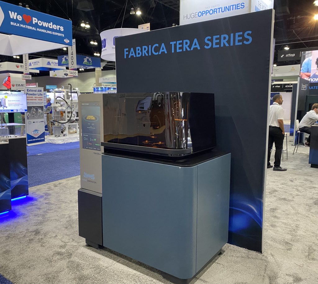 Nano Dimension Fabrica Tera Series electronics 3D printer at RAPID + TCT 2024. Photo by 3D Printing Industry.