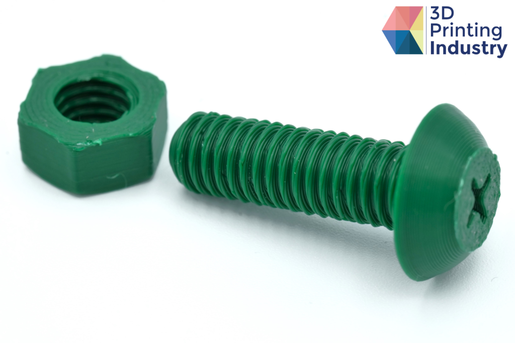 Nut and bolt test. Photos by 3D Printing Industry.