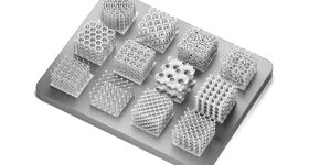 Oqton 3DXpert software makes it possible to apply different types of lattices to 3D-printed products. Image via Oqton.