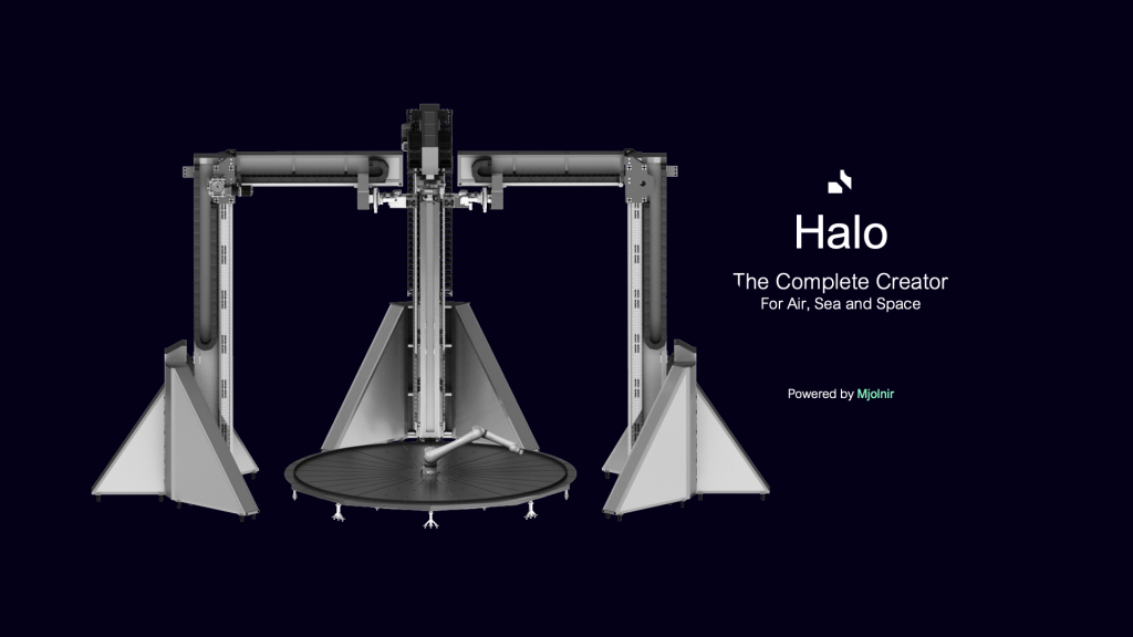 Rosotics' new Halo 3D printer. Image via Rosotics.