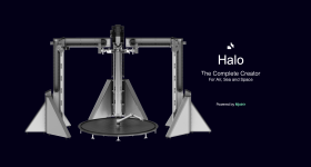 Rosotics' new Halo 3D printer. Image via Rosotics.