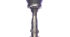 3ton multi-material rocket nozzle with extension. Image via InssTek.