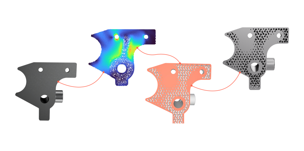 Optimization process using the Simulation-driven Design approach. Image via CDS.
