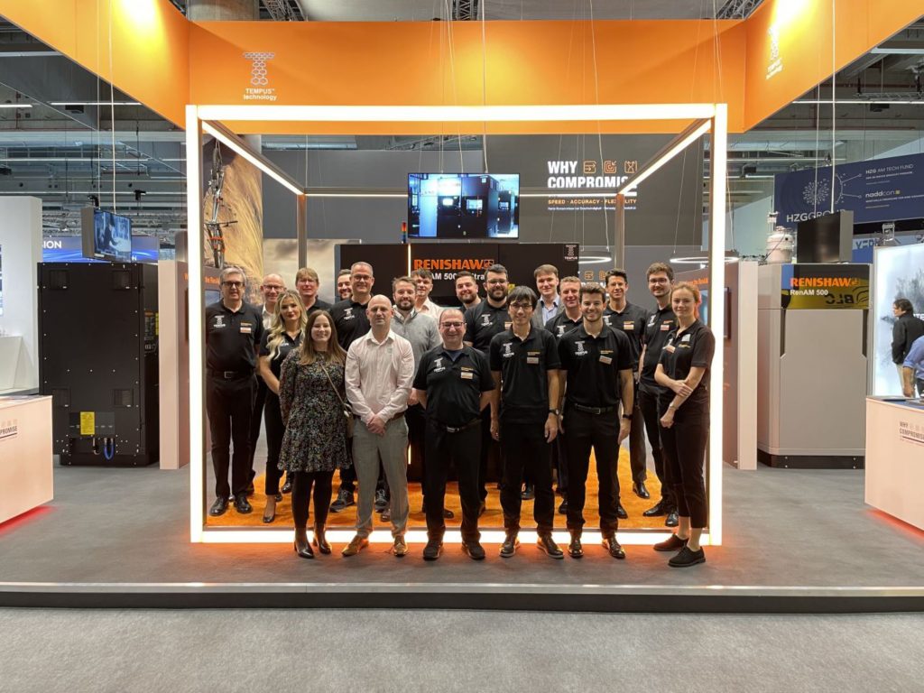 Renishaw's team. Photo via Renishaw.