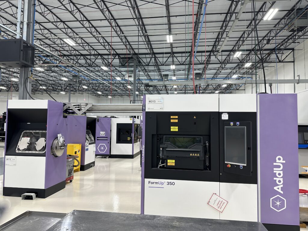 Zeda, Inc's FormUp 350 3D printers which are up for auction. Photo via New Mill Capital.